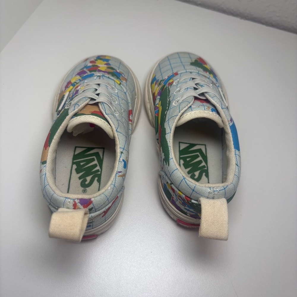 VANS Toddler Sneaker Save Our Planet Globe World Design Size 5 Toddler Unisex - Picture 5 of 8